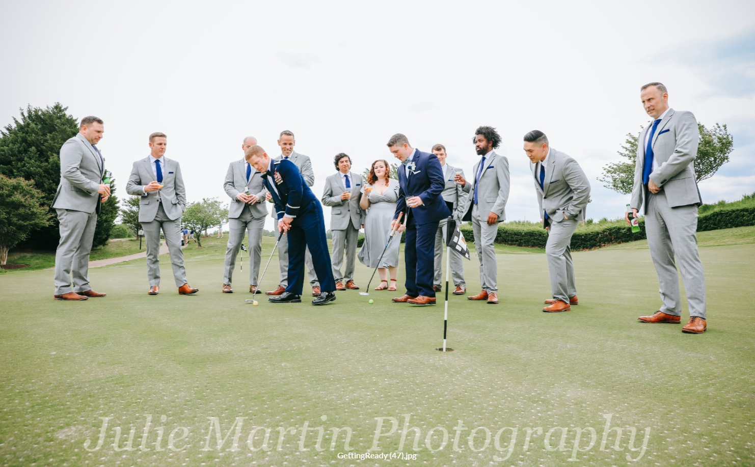 JeffandNick5_JulieMartinPhoto Williamsburg wedding venue at Colonial Heritage Club